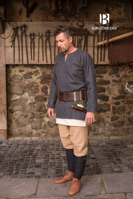 Wool Tunic Lodin Dark Grey-GoblinSmith