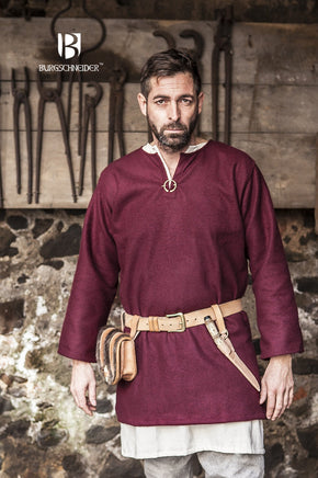 Wool Tunic Lodin Red-GoblinSmith