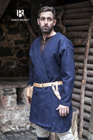 Viking Coat Loki Blue-GoblinSmith