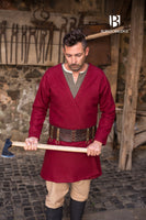 Viking Coat Loki Red-GoblinSmith