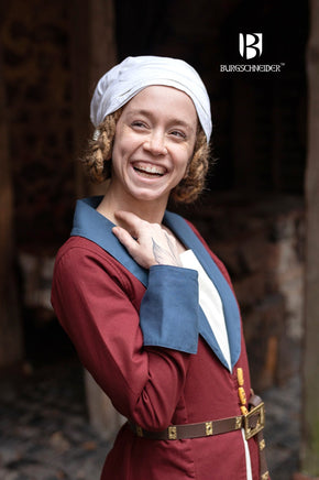 Over Dress Loretta Bordeaux/Woad Blue-GoblinSmith