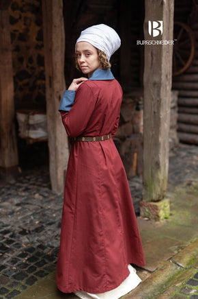 Over Dress Loretta Bordeaux/Woad Blue-GoblinSmith