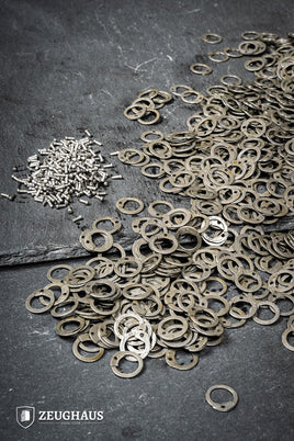 Loose Flat Rings With Rivets 9mm Steel Oiled 1kg-GoblinSmith