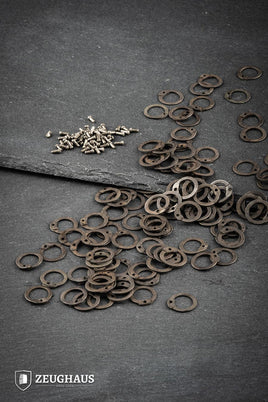 Loose Flat Rings With Rivets 9mm Stainless Steel 1 kg-GoblinSmith