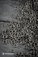 Loose Round Rings 9mm Steel Oiled 1kg-GoblinSmith