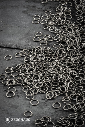 Loose Round Rings 9mm Steel Oiled 1kg-GoblinSmith