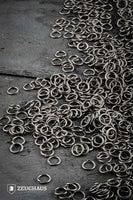 Loose Round Rings 9mm Steel Oiled 1kg-GoblinSmith