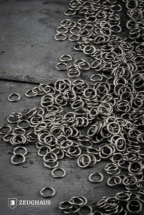 Loose Round Rings 9mm Steel Oiled 1kg-GoblinSmith