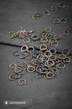 Loose Flat Rings With Rivets 9 mm Titanium 1 kg-GoblinSmith