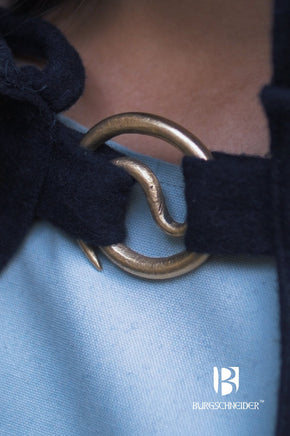 Brooch Spiral Brooch Lukk Gold-GoblinSmith