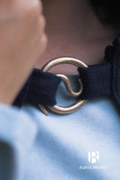 Brooch Spiral Brooch Lukk Gold-GoblinSmith