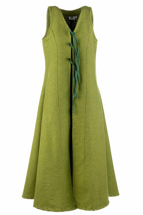Sleeveless Coat Maiva Linden Green-GoblinSmith