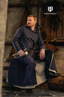Hooded Long Tunic Renaud Grey-GoblinSmith