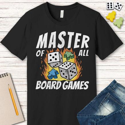 Master of All Board Games Unisex T-shirt-GoblinSmith