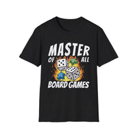 Master of All Board Games Unisex T-shirt-GoblinSmith