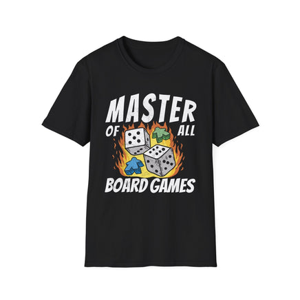 Master of All Board Games Unisex T-shirt-GoblinSmith