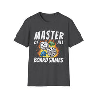 Master of All Board Games Unisex T-shirt-GoblinSmith