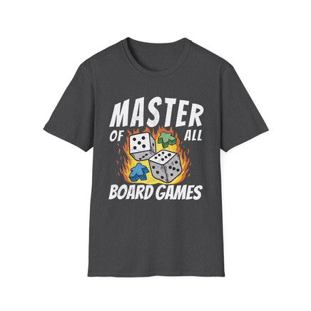 Master of All Board Games Unisex T-shirt-GoblinSmith