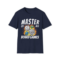 Master of All Board Games Unisex T-shirt-GoblinSmith