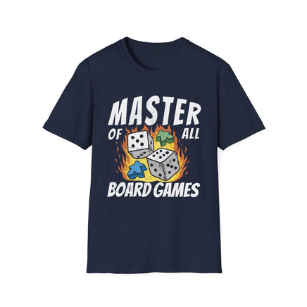 Master of All Board Games Unisex T-shirt-GoblinSmith