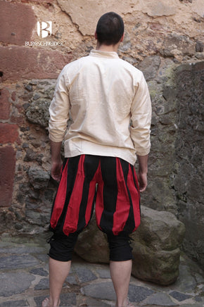 Landsknecht Pants Maximilian Black/Red-GoblinSmith