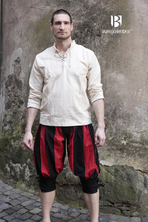 Landsknecht Pants Maximilian Black/Red-GoblinSmith