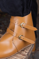 Medieval Half Boots Adelhelm Light Brown-GoblinSmith