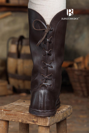 Medieval Boots Emmerich Dark Brown-GoblinSmith