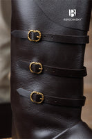 Medieval Boots Ernest Dark Brown-GoblinSmith