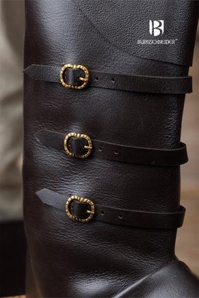 Medieval Boots Ernest Dark Brown-GoblinSmith