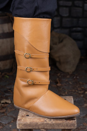 Medieval Boots Ernest Light Brown-GoblinSmith