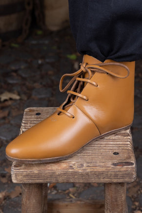 Medieval Half Boots Landolf Light Brown-GoblinSmith