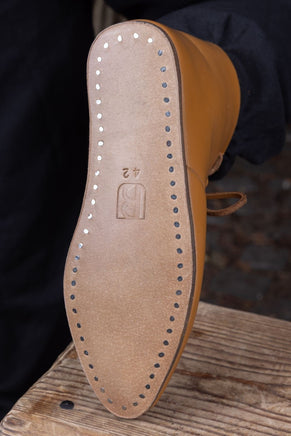 Medieval Half Boots Landolf Light Brown-GoblinSmith