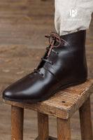 Medieval Half Boots Landolf Dark Brown-GoblinSmith
