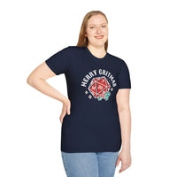 Merry Critmas D20 T-shirt-GoblinSmith