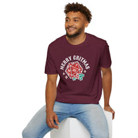 Merry Critmas D20 T-shirt-GoblinSmith