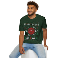 Merry Critmas Ugly Sweater T-shirt-GoblinSmith