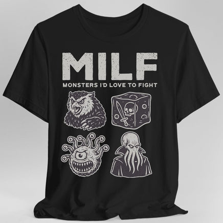 MILF – Monsters I’d Love to Fight D&D T-Shirt-GoblinSmith