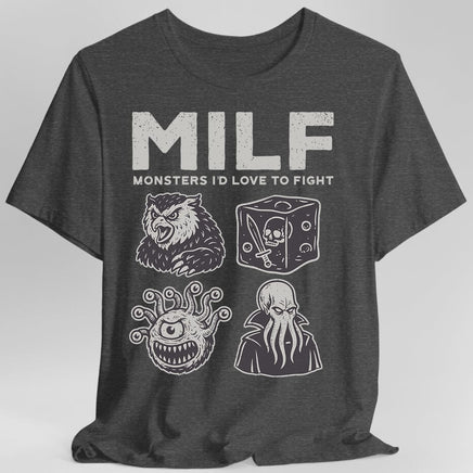 MILF – Monsters I’d Love to Fight D&D T-Shirt-GoblinSmith