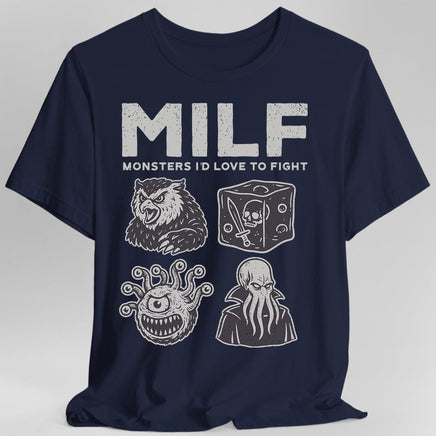 MILF – Monsters I’d Love to Fight D&D T-Shirt-GoblinSmith