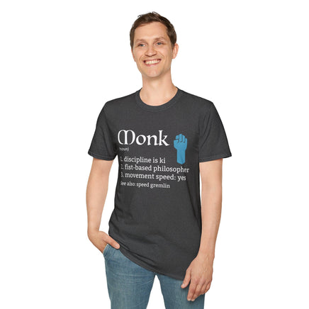 Monk Class Definition D&D T-Shirt-GoblinSmith