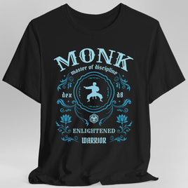 Monk Class Vintage Label T-Shirt-GoblinSmith
