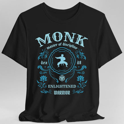Monk Class Vintage Label T-Shirt-GoblinSmith