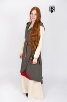 Wool Wrap Dress Myrana Dark Grey-GoblinSmith