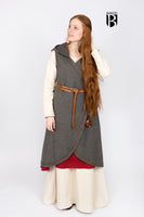 Wool Wrap Dress Myrana Dark Grey-GoblinSmith