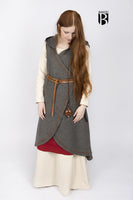 Wool Wrap Dress Myrana Dark Grey-GoblinSmith