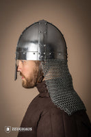 Nasal Spangenhelmet with Aventail 1,6mm Polished-GoblinSmith