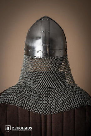 Nasal Spangenhelmet with Aventail 1,6mm Polished-GoblinSmith