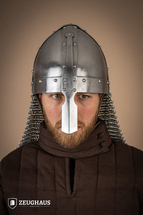 Nasal Spangenhelmet with Aventail 1,6mm Polished-GoblinSmith