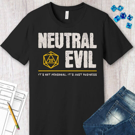 Neutral Evil Shirt - D&D Alignment T-shirt-GoblinSmith